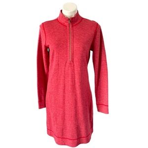 Tommy Bahama Red Reversible Long Sleeve Dress Size M